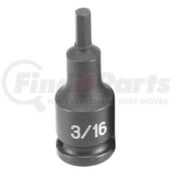 Grey Pneumatic 1906F 3/8" Drive x 3/16" Hex Driver