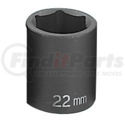 Grey Pneumatic 2022M 1/2" Drive x 22mm Standard