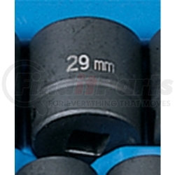 GREY PNEUMATIC 2029M - 1/2" drive x 29mm standard impact socket