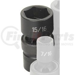 Grey Pneumatic 2030U 1/2" Drive x 15/16" Standard Universal