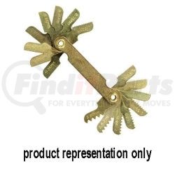 Hanson 12016 16 Leaf Metric Thread Pitch Gauge