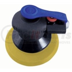 Astro Pneumatic 325 Onyx 6" Finishing Palm Sander - with 6" Polyurethane Hook & Loop Backing Pad, 3/32" Stroke