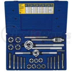 Hanson 97311 25 Piece Metric Tap and Hex Die Set