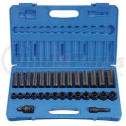 Grey Pneumatic 1430MRD 30 Pc. 1/2" Drive 6 Point Metric Standard and Deep Impact Socket Set