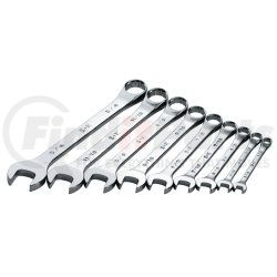 SK Hand Tool 86011 6 & 12 Pt SAE Combination Wrench Set 9 Pc