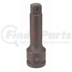 Grey Pneumatic 4007E 1" Drive x 7" Extension with Pin Hole