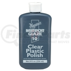 Meguiar's M1008 Mirror Glaze® Clear Plastic Polish, 8 oz.