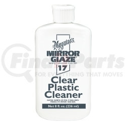 Meguiar's M1708 Mirror Glaze® Clear Plastic Cleaner, 8 oz.