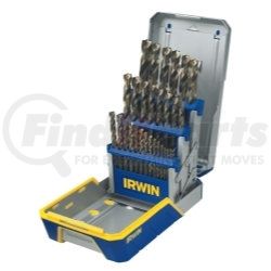Hanson 3018006B 29 Piece Turbomax Metal Index Drill Bit Set