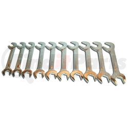 V8 Hand Tools 9810 Jumbo Angle Head Wrench Set, SAE, 10 pc