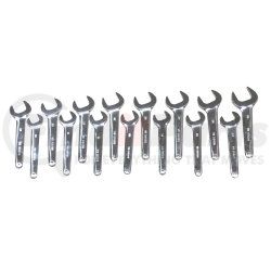 V8 Hand Tools 9515 15 Piece Metric Service Wrench Set