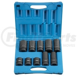 Grey Pneumatic 9153 1" Drive 10 Pc. Standard and Deep Combo Truck Wheel Set