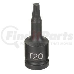 Grey Pneumatic 920T 1/4" Drive x T20 Standard Internal Star Impact Driver