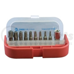 Assenmacher Specialty Tools 3900 5 Lobe Tamper-Proof Bit Set