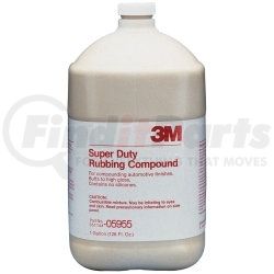 3M 5955 Super Duty Rubbing Compound 05955, 1 Gallon