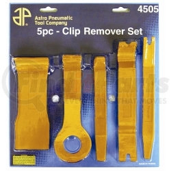 Astro Pneumatic 4505 5 Pc. Fastener  & Molding  Remover Set