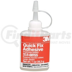 3M 8155 Quick Fix Adhesive 08155, 1 oz Bottle