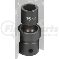 Grey Pneumatic 2015UM 1/2" Drive x 15mm Standard Universal