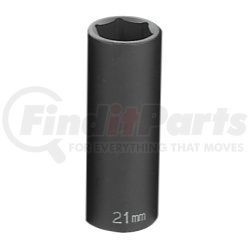 Grey Pneumatic 2021MD 1/2" Drive x 21mm Deep