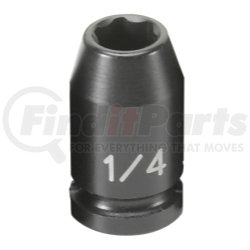 Grey Pneumatic 908RS 1/4" Surface Drive x 1/4" Standard Impact Socket