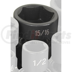 Grey Pneumatic 1030U 3/8" Drive x 15/16" Standard Universal Impact Socket