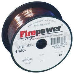 Firepower 1440-0215 .030" Mild Steel Solid Wire, 2 lbs.