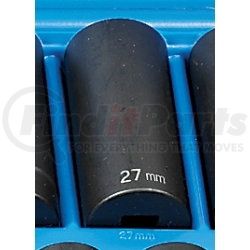 Grey Pneumatic 2127MD 1/2" Drive x 27mm Deep Impact Socket- 12 Point