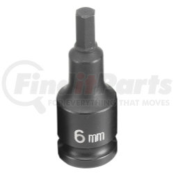 Grey Pneumatic 1906M 3/8" Drive x 6mm Hex Driver