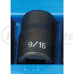 Grey Pneumatic 2118R 1/2" Drive x 9/16" Standard Impact Socket- 12 Point