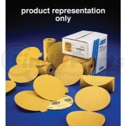 Norton 83820 Gold Reserve 6" Disc Roll, P220B Grit, (1) roll of 100