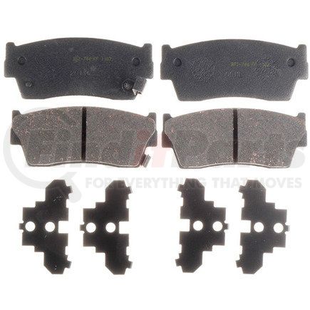 Raybestos PGD418C Raybestos Element3 Ceramic Brake Pad Set