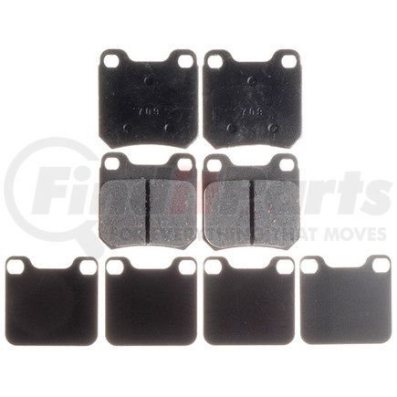 Raybestos PGD709AC Raybestos Element3 Ceramic Brake Pad Set