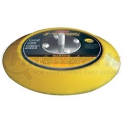 Astro Pneumatic 4606 Backing Pad - 6" Diameter, Polyurethane, Hook & Loop