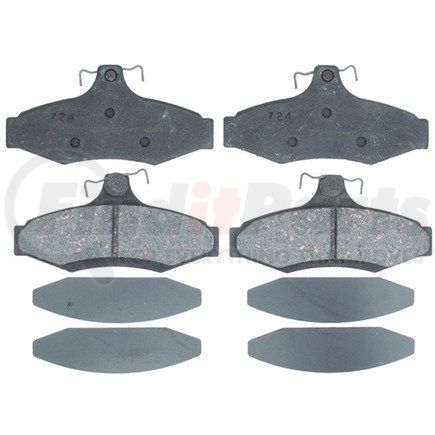 Raybestos PGD724C Raybestos Element3 Ceramic Brake Pad Set
