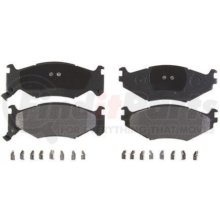 Raybestos PG-D522M Brake Parts Inc Raybestos Element3 Metallic Disc Brake Pad Set