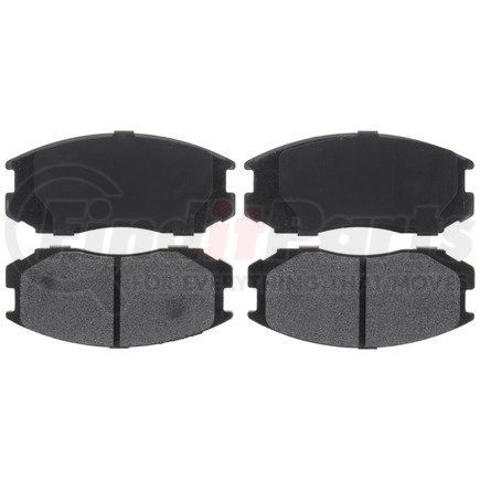 Raybestos PG-D602 Brake Parts Inc Raybestos Element3 Overstock Organic Disc Brake Pad Set