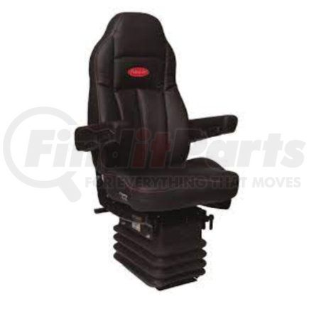 Seats Inc 188093MWB61-291 Legacy Silver Seat - High Back, Black DuraLeather, with Power Base