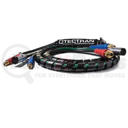 Tectran 1691357 Air Brake Hose and Power Cable Assembly - 13.5 ft., 3-in-1 AirPower Lines