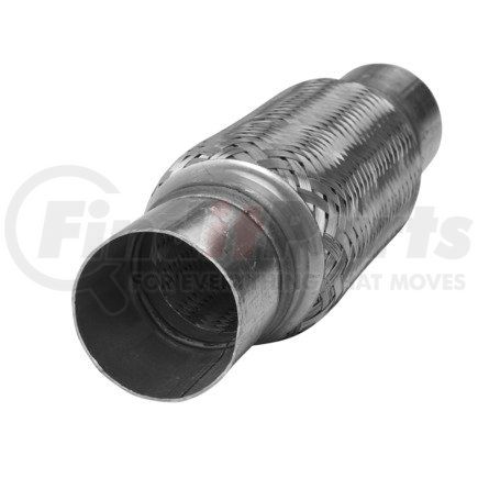 Ansa 8845IB Flex Coupling - 300 Series SS, 2.25" Core, 2.25" Necks, 12" OAL with Inner Braid