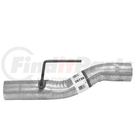 Ansa 28739 Direct-fit precision engineered design features necessary brackets, flanges, shielding, flex and resonators for OE fit and appearance; Made from 100% aluminized heavy 14 and 16-gauge steel piping; Re-aluminized weld seams prevent corrosion