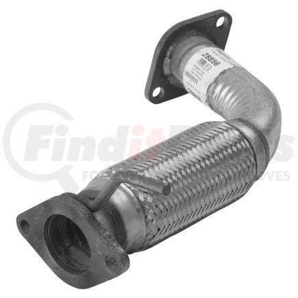 Ansa 28856 Direct-fit precision engineered design features necessary brackets, flanges, shielding, flex and resonators for OE fit and appearance; Made from 100% aluminized heavy 14 and 16-gauge steel piping; Re-aluminized weld seams prevent corrosion