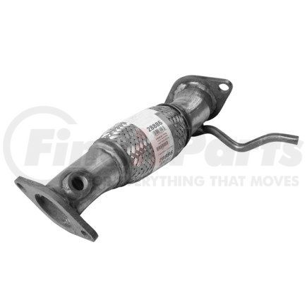 Ansa 28886 Direct-fit precision engineered design features necessary brackets, flanges, shielding, flex and resonators for OE fit and appearance; Made from 100% aluminized heavy 14 and 16-gauge steel piping; Re-aluminized weld seams prevent corrosion