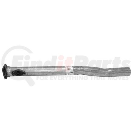 Ansa 38734 Direct-fit precision engineered design features necessary brackets, flanges, shielding, flex and resonators for OE fit and appearance; Made from 100% aluminized heavy 14 and 16-gauge steel piping; Re-aluminized weld seams prevent corrosion