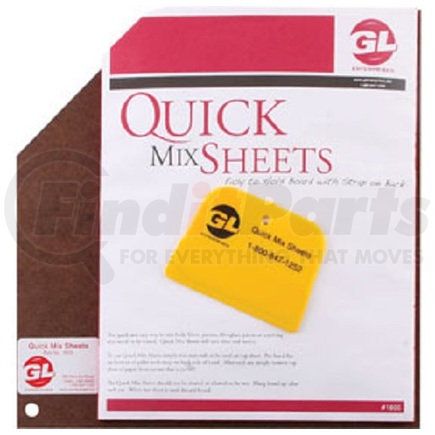 GL Enterprises 1800 12" x 12" 100 Disposable Sheets