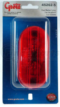 Grote 45262-5 Two-Bulb Oval Pigtail-Type Clearance / Marker Light - Optic Lens, Multi Pack