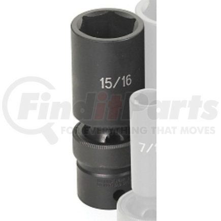 Grey Pneumatic 2030UD 1/2" Drive x 15/16" Deep Universal Socket