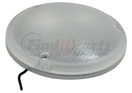 Grote 61571 Dome Light - Round, Clear, 12V, Semi-Recessed Mount, Low Profile Design