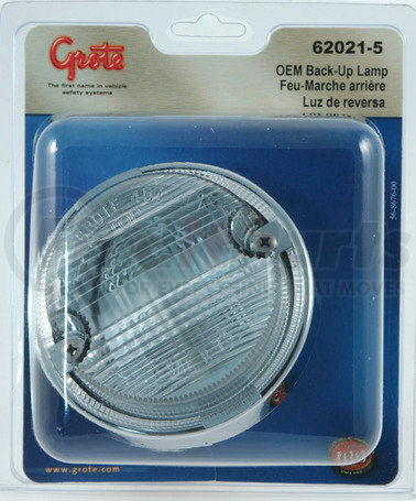 Grote 62021-5 OE-Style Dual-System Backup Light - Chrome Plated Bezel