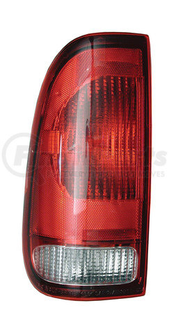 Grote 85622-5 Brake / Tail Light Combination Lens - Rectangular, Red and Clear, Left