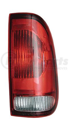 Grote 85632-5 Brake / Tail Light Combination Lens - Rectangular, Red and Clear, Right